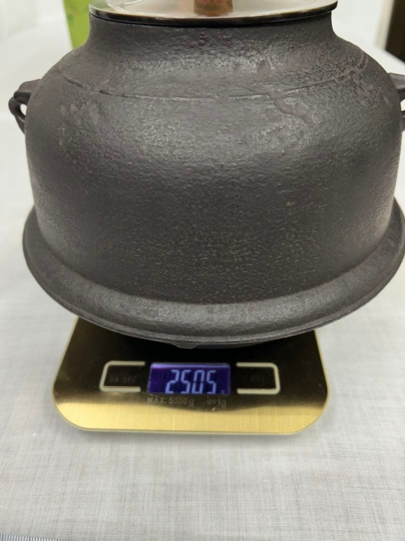 茶道具　風炉釜　真型釜　釜 茶器　真形羽釜