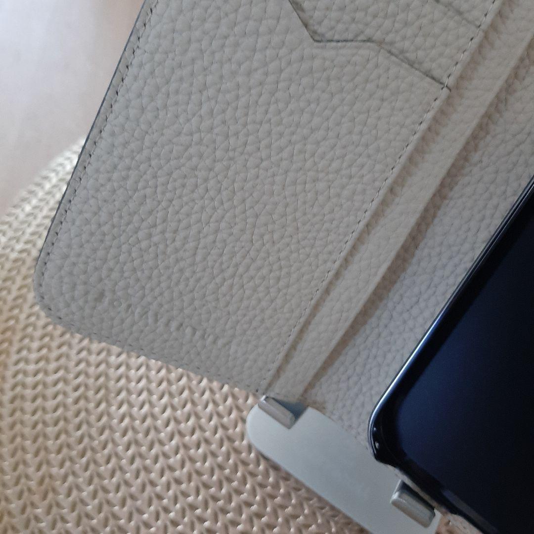 【ボナベンチュラ】ダイアリーケースiPhone 14 Pro Max,アイボリー