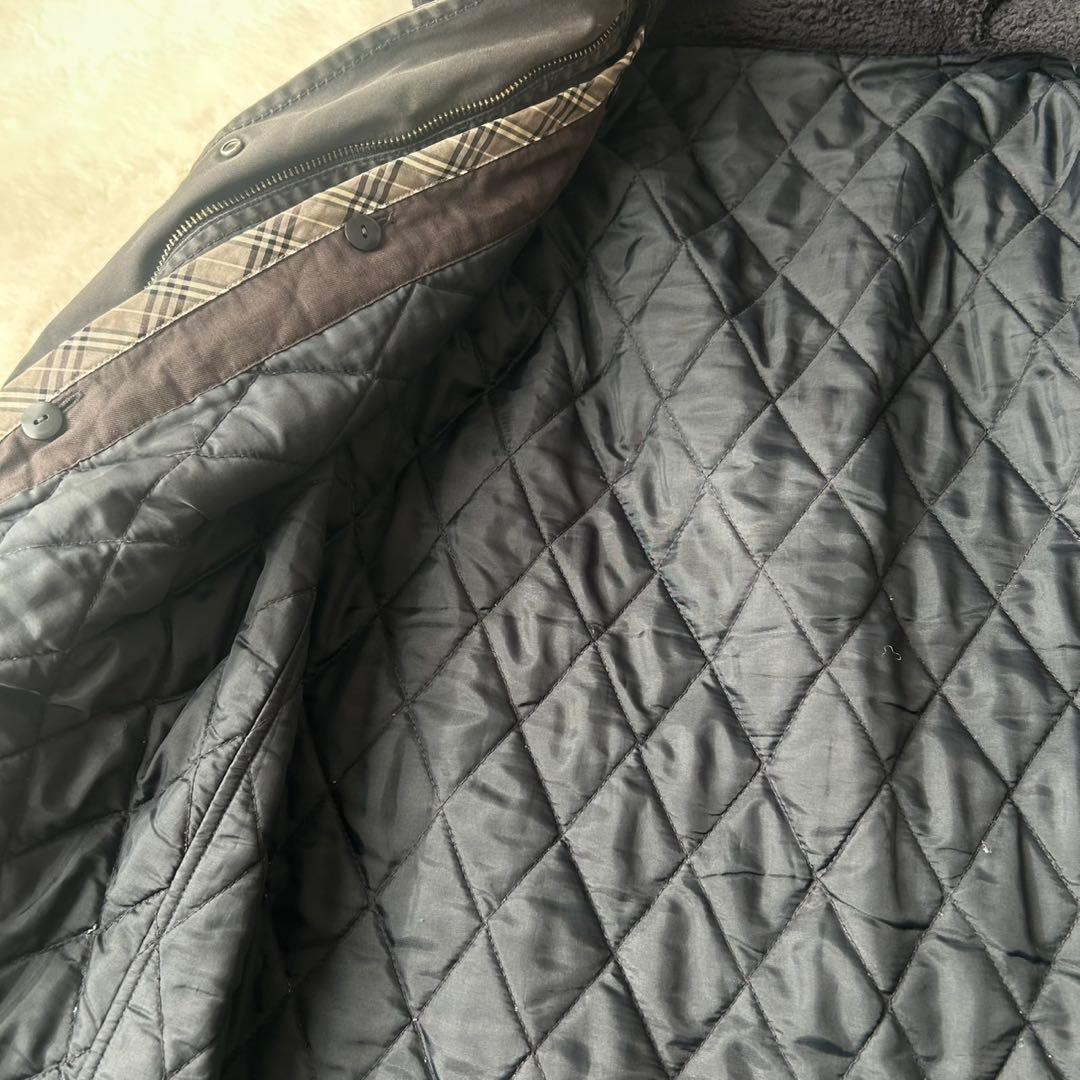 希少✨バーバリーブルーレーベル ミリタリー モッズコート ライナー ホースロゴ