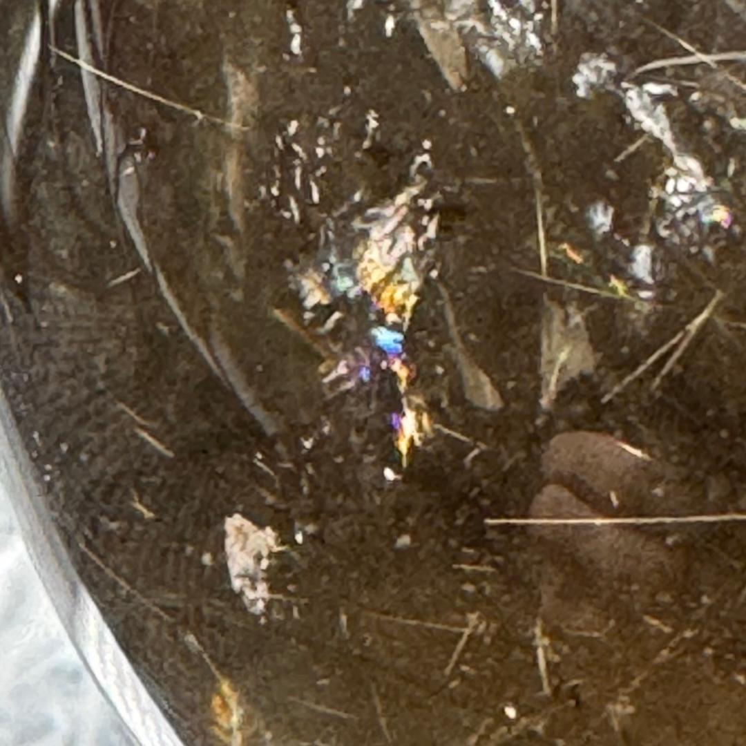 金運アップ◇ゴールドルチルクォーツ（虹入り）◇丸玉　約52.2㎜