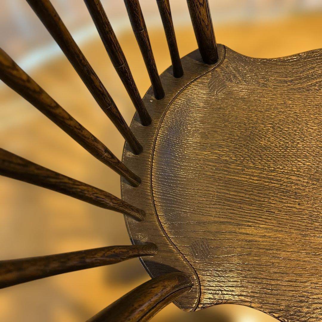 【引取り限定】飛騨産業、ダイニングチェア4脚セット、