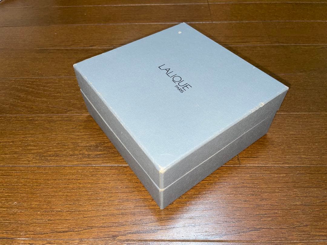 LALIQUE フランス　青緑色 花瓶