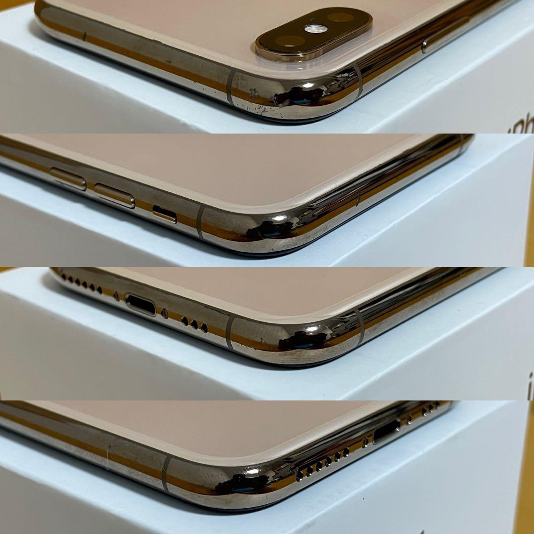 SIMフリー端末iPhone Xs ゴールド64GB バッテリー新品