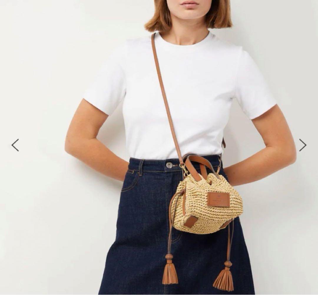 アニヤハンドマーチ　ラフィア　ショルダーバッグ