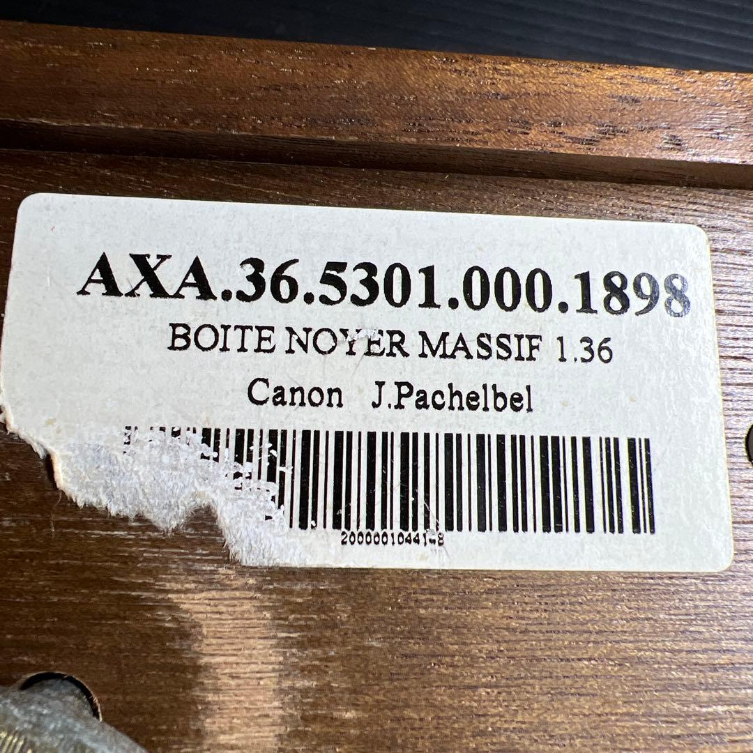 リュージュ　シリンダー式オルゴール1曲36弁　共箱　東Y7-1211☆1Fトヒト