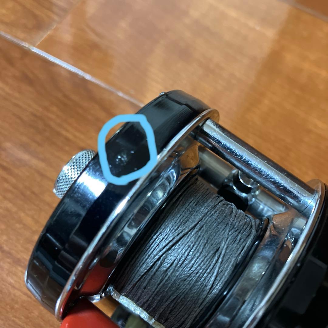 こめ　アンバサダー 4600c 赤ベロ ベアリング 2BBウォームシャフト