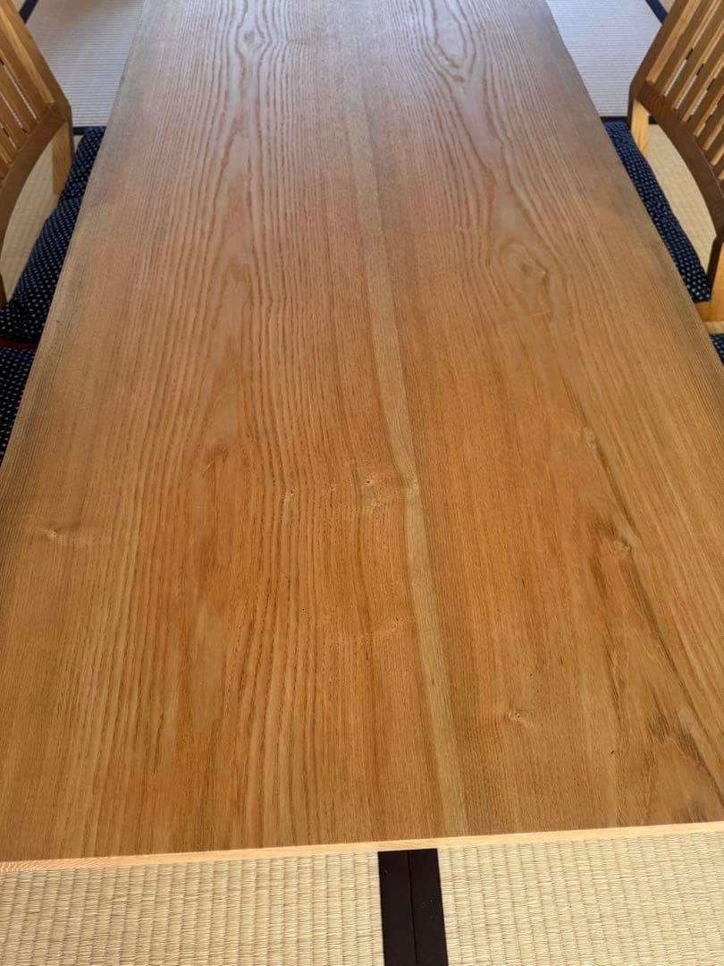 20万無垢材 モダン和室タモ材　フルオーダー　座卓※2月末奈良引き取り希望