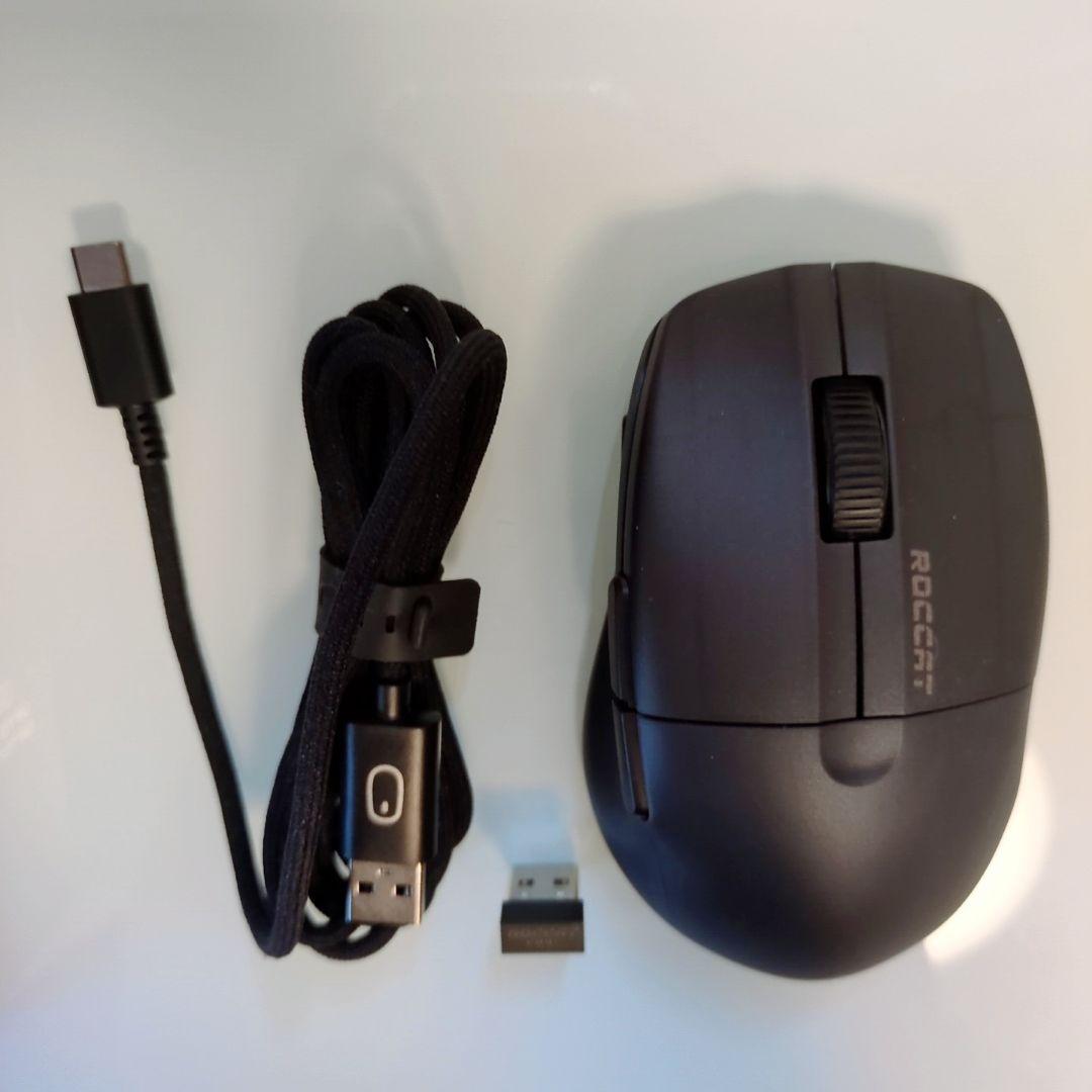 ROCCAT ゲーミングマウス PURE AIR 超軽量54g ワイヤレス 黒