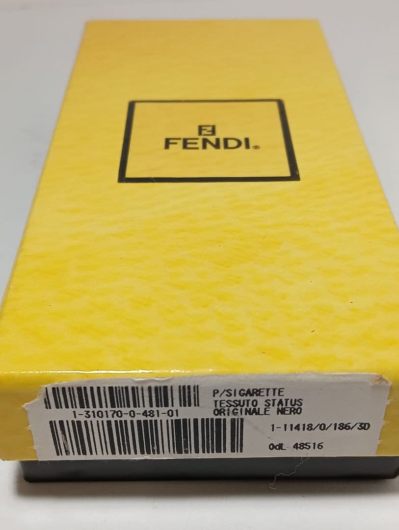 FENDI　フェンディ シガレット　ケース タバコケース ブロックチェック