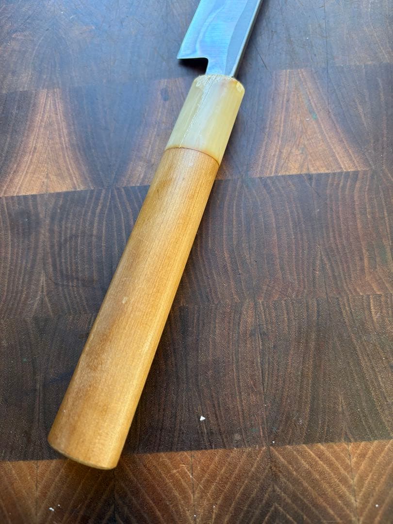 京都　有次　霞　柳刃　300mm 尺　包丁　白鋼　和包丁　打刃物　研ぎ磨き済