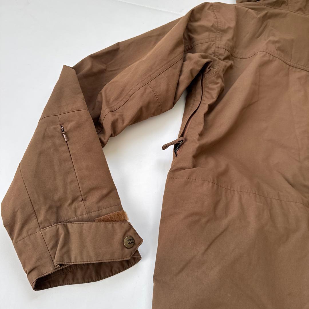 ブラウン ナイロン ジャケット ウィンタースポーツ用スノーボード　スキー　ウェア