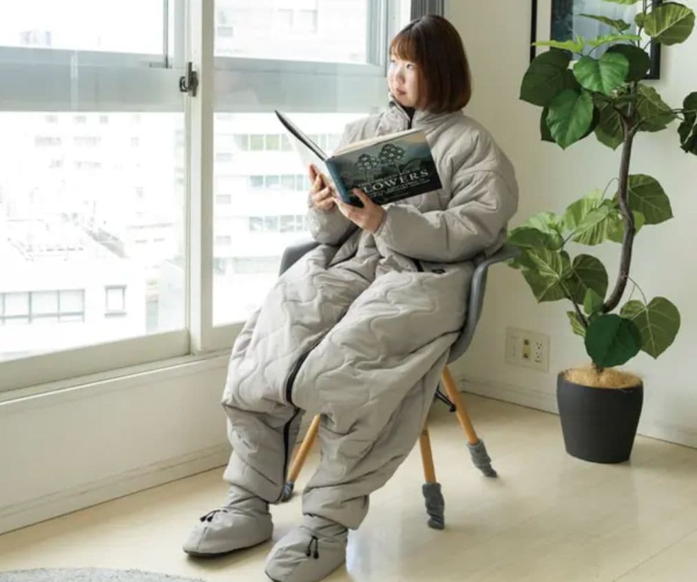 【新品未使用】着る寝袋モモンガ ライトグレーM