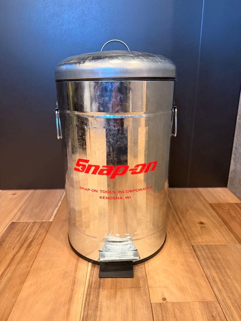 新品未使用 限定Snap-on ペダル式スチールゴミ箱 FUJ290TC