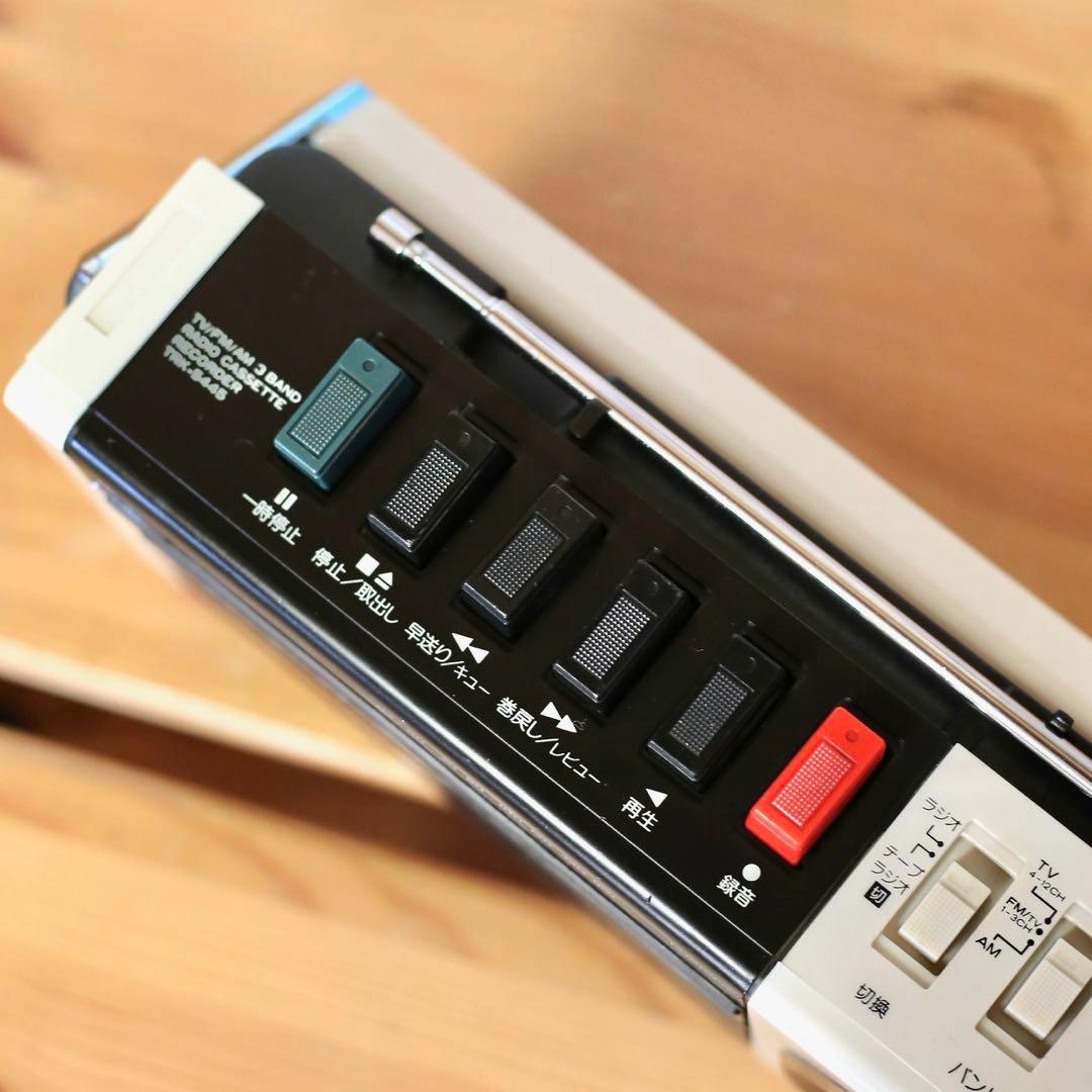 ヒタチ ラジカセ かセットプレーヤー