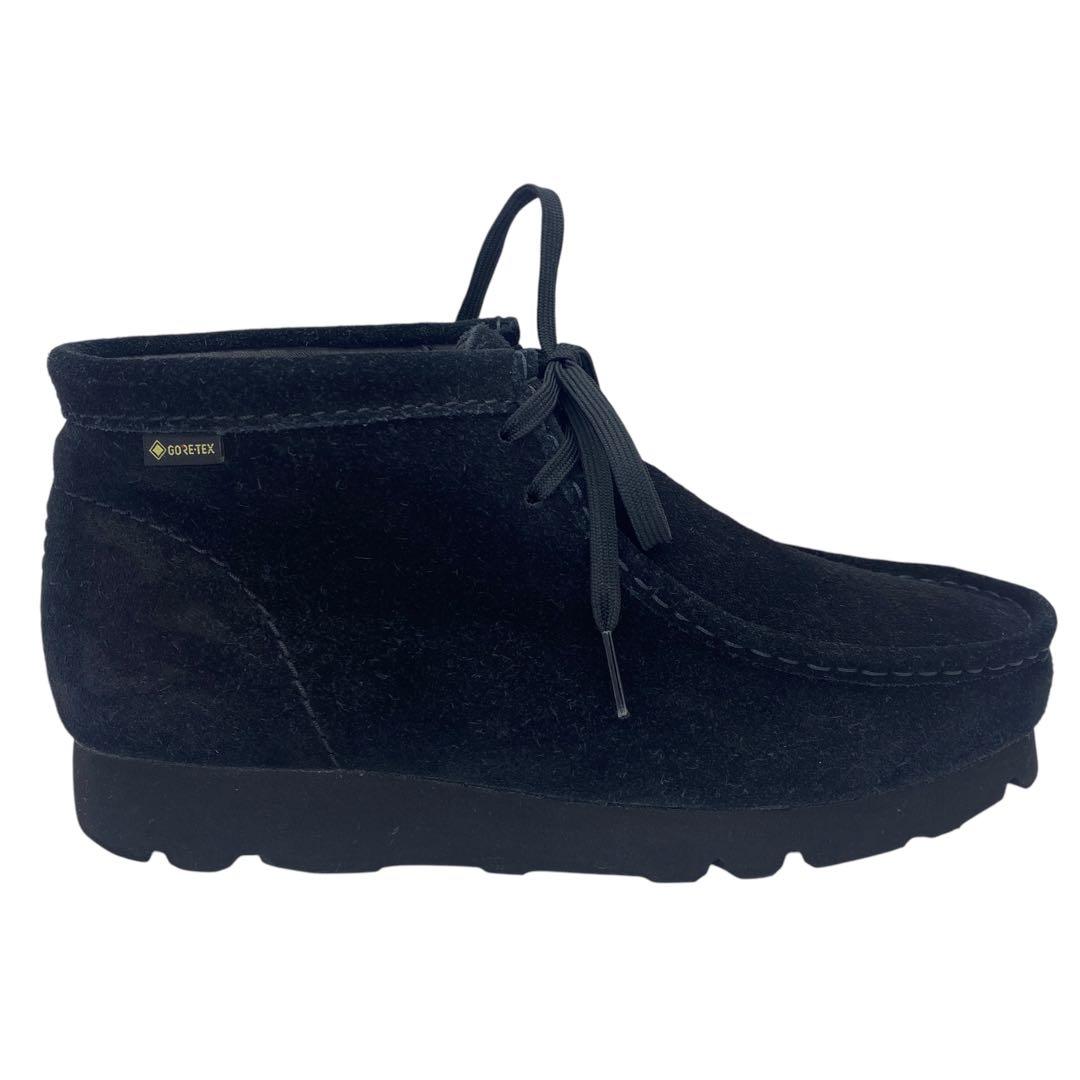【美品】 クラークス 26cm ワラビー ゴアテックス GORE-TEX 黒