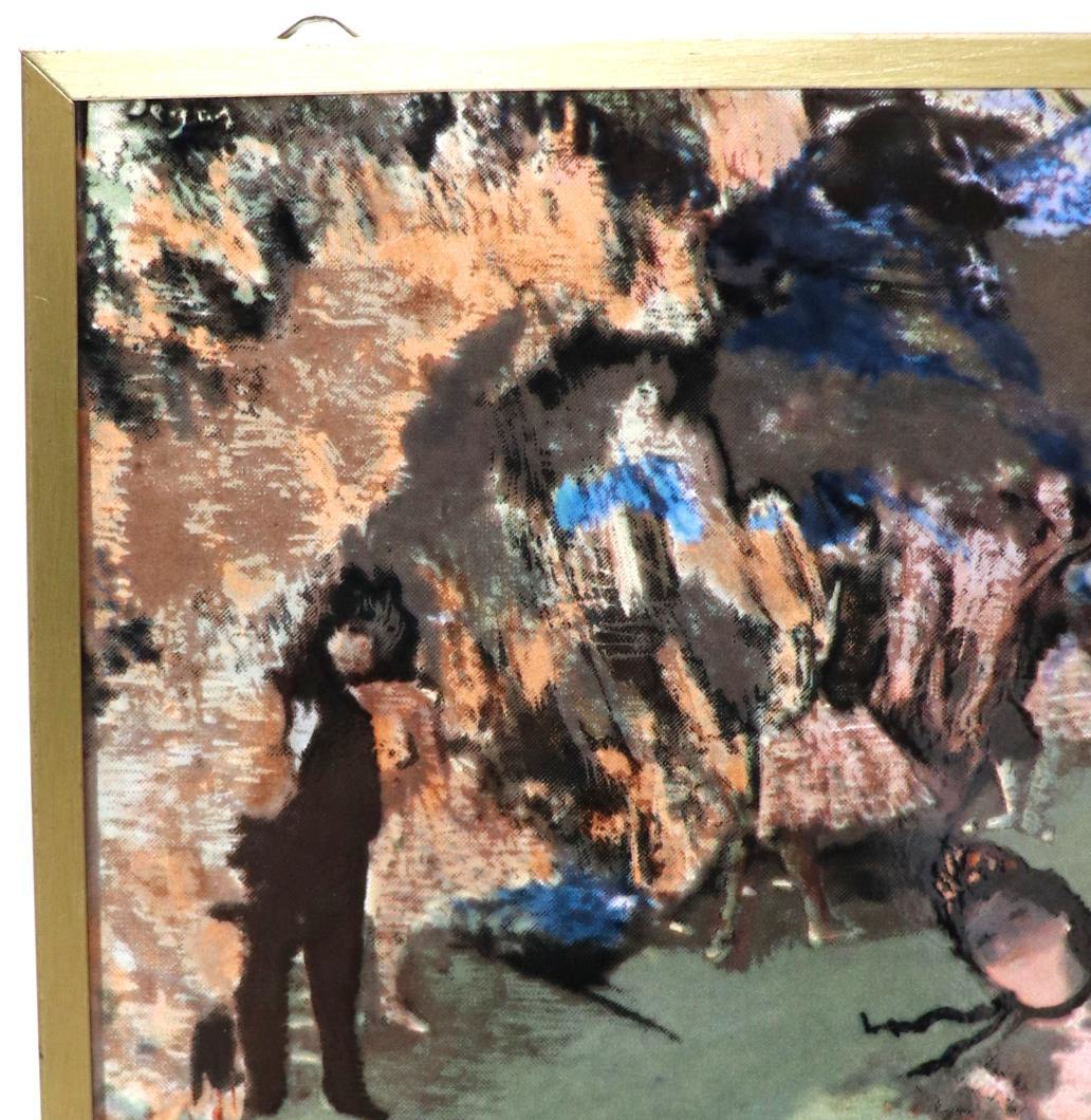 エドガー・ドガ スター舞台の踊り子 ヴィンテージ ステンドグラス エトワール名画