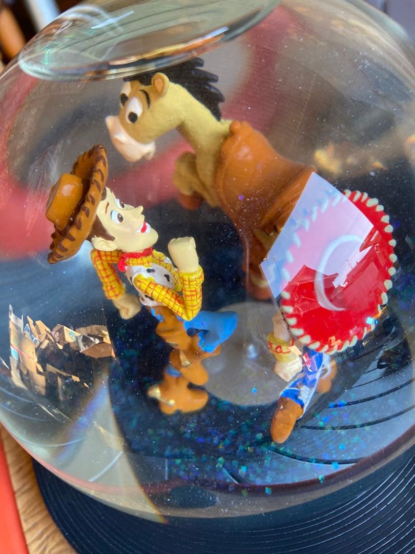 TOYSTORY トイストーリー　スノードーム　オルゴール　ディズニー　レア