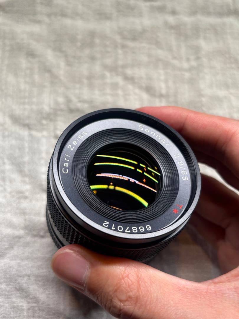 Carl Zeiss sonnar 85mm f/2.8 単焦点レンズ