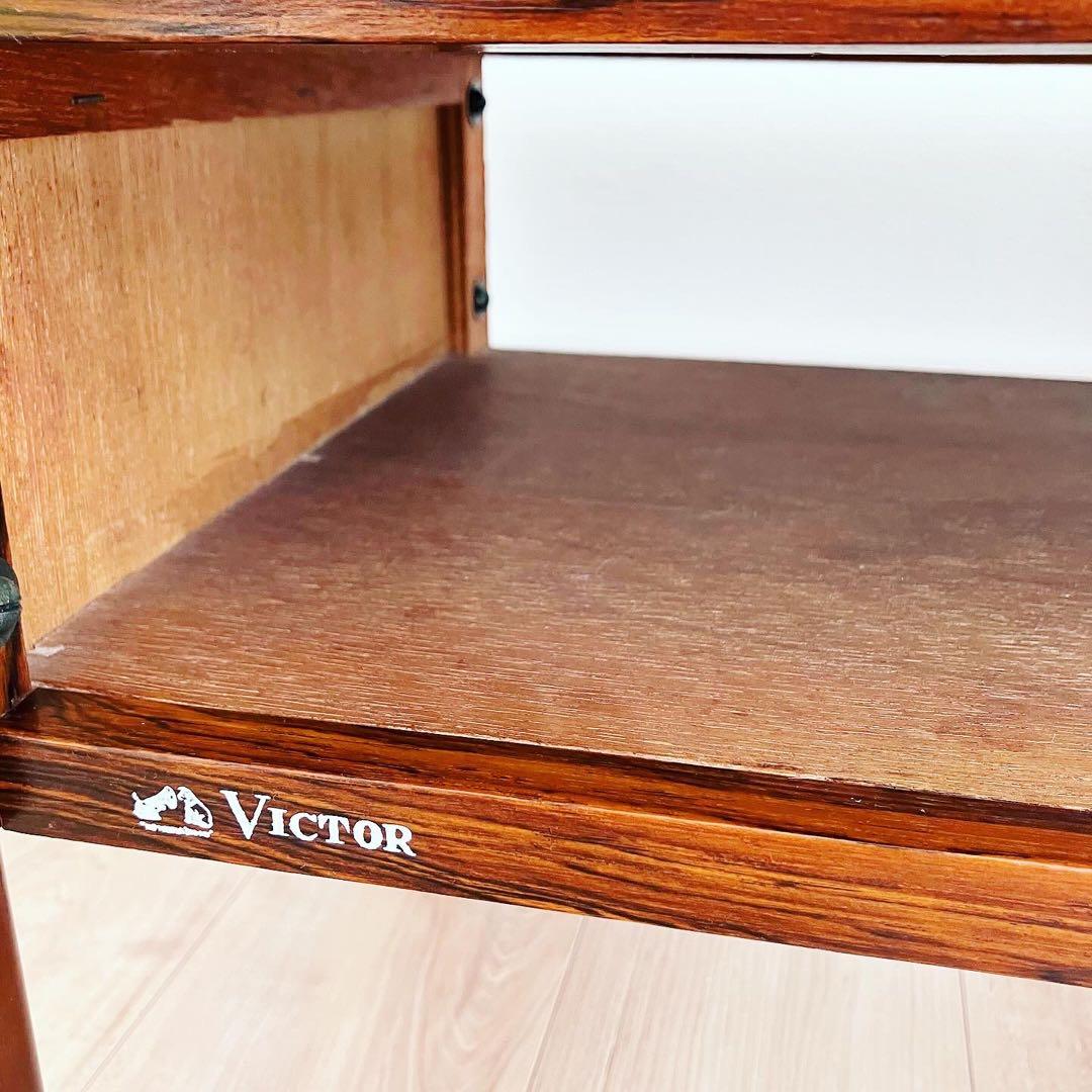Victor ビクター　ビンテージサイドテーブル　古家具　北欧テイスト　蚤の市