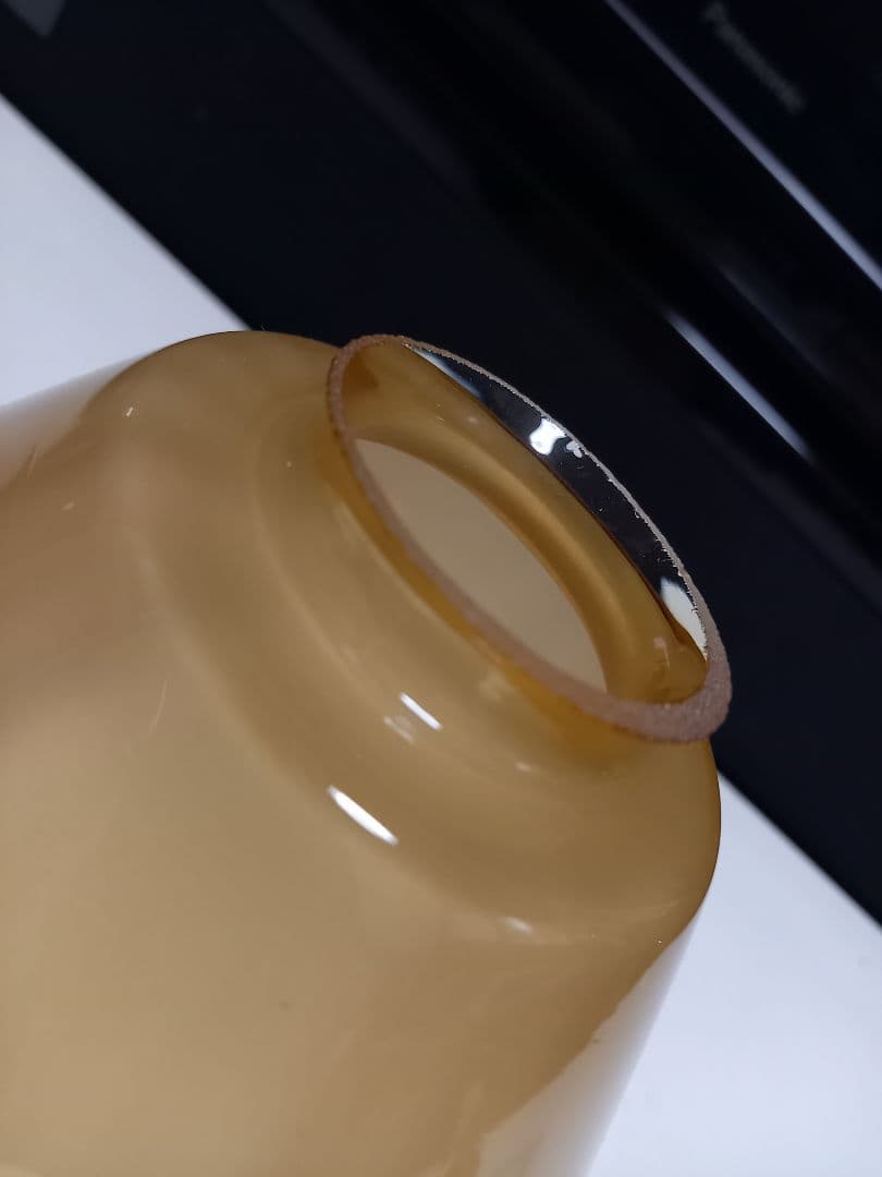 和　モダン　桜　サクラ　和柄　磨り硝子　ブラウン　フリル　シェード　ランプ