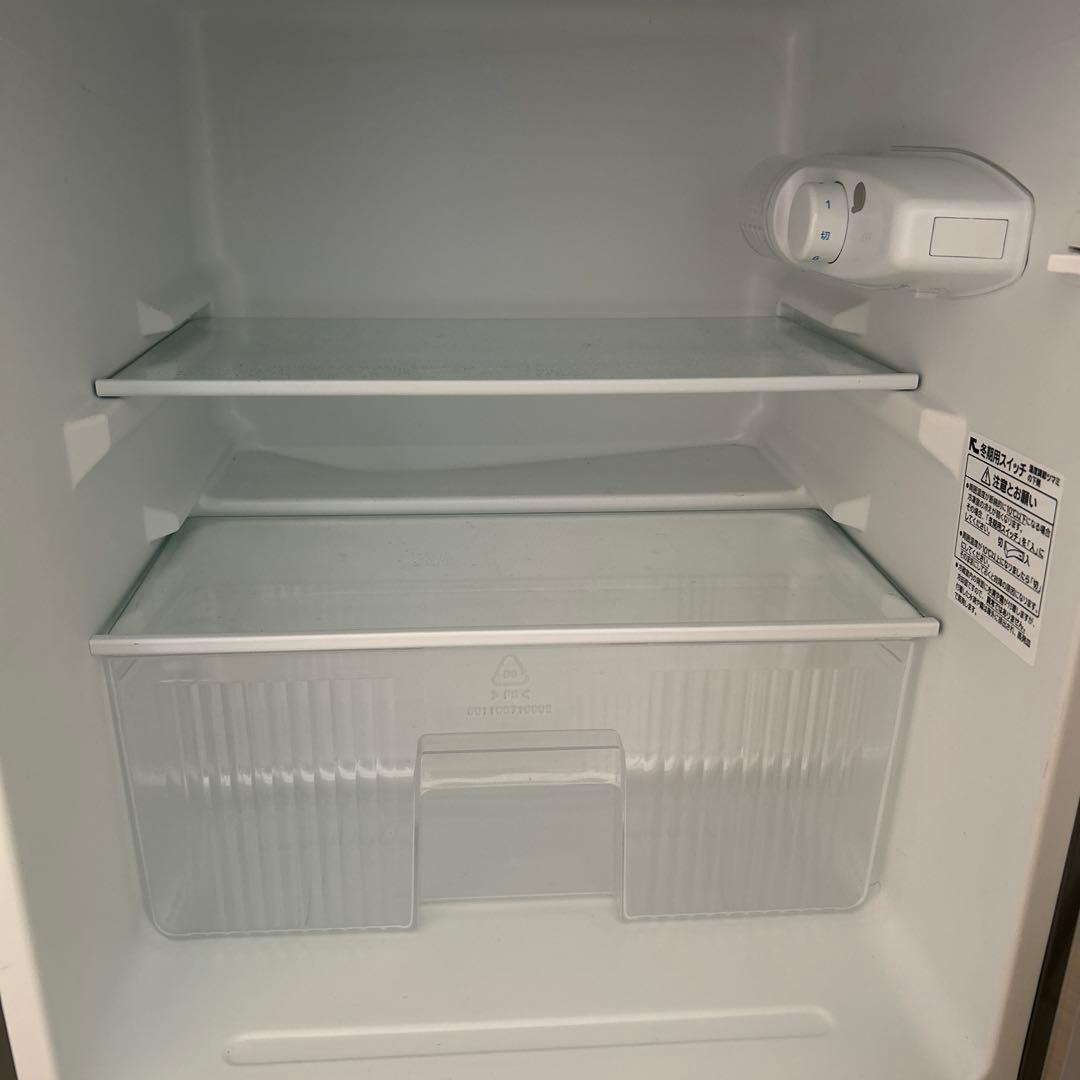 冷蔵庫　ヤマダ電機　一人暮らし　事務所　新生活　シルバー　小型　富山　美品