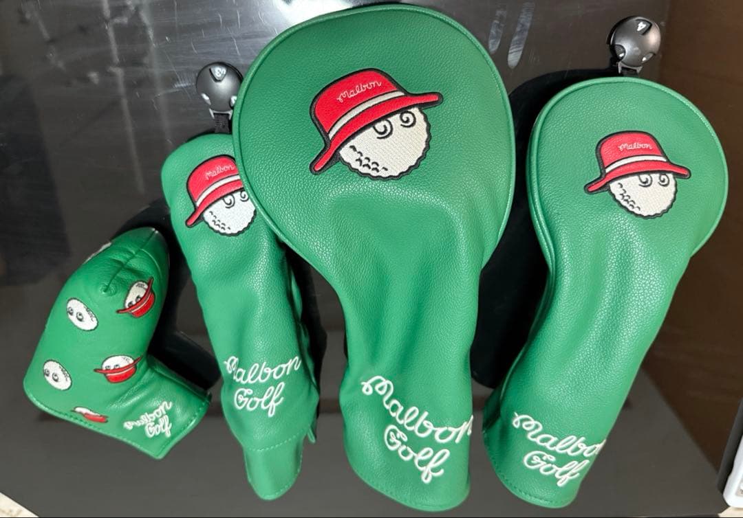 Malbon Golf キャディバッグ と ヘッドカバー(クラブは含みません)