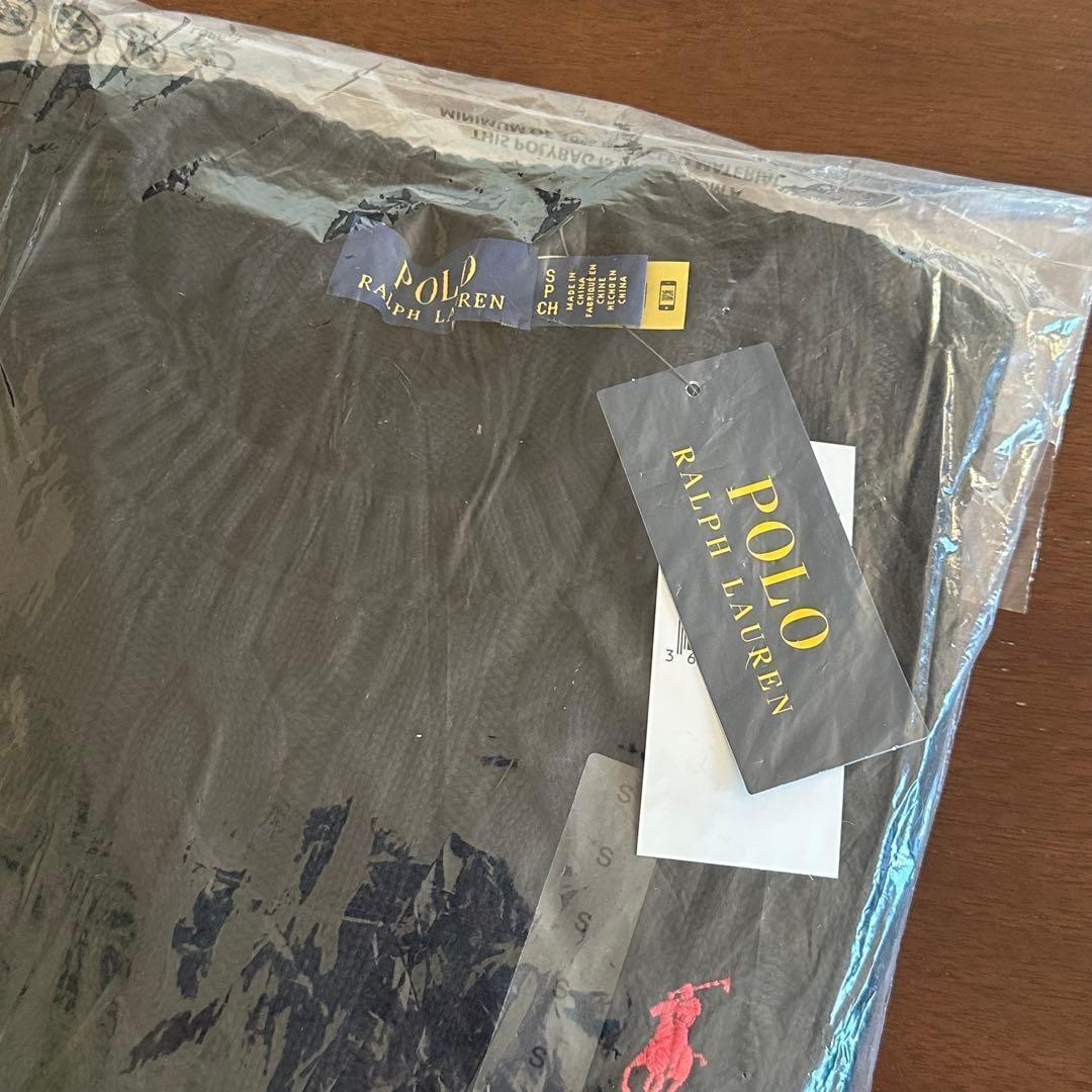 メンズ黒S 【新品タグ付】POLO ラルフローレン コットン ケーブル セーター