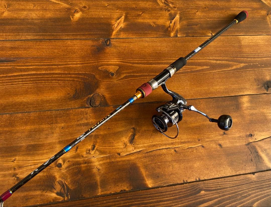 ジギングセット　スピニングパックロッド　Fujiガイド タイラバ　カーボン　MH