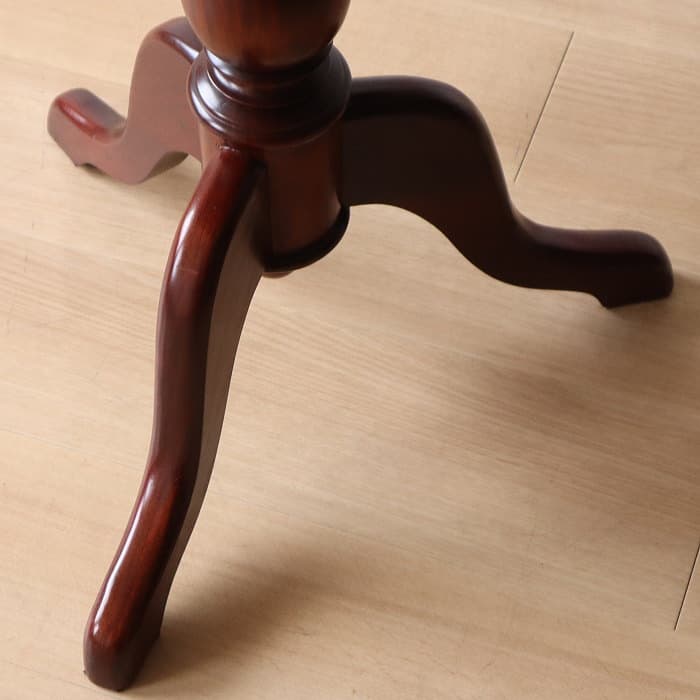 ヴィンテージ サイドテーブル 丸 レトロ 古家具 マホガニー カフェ 喫茶