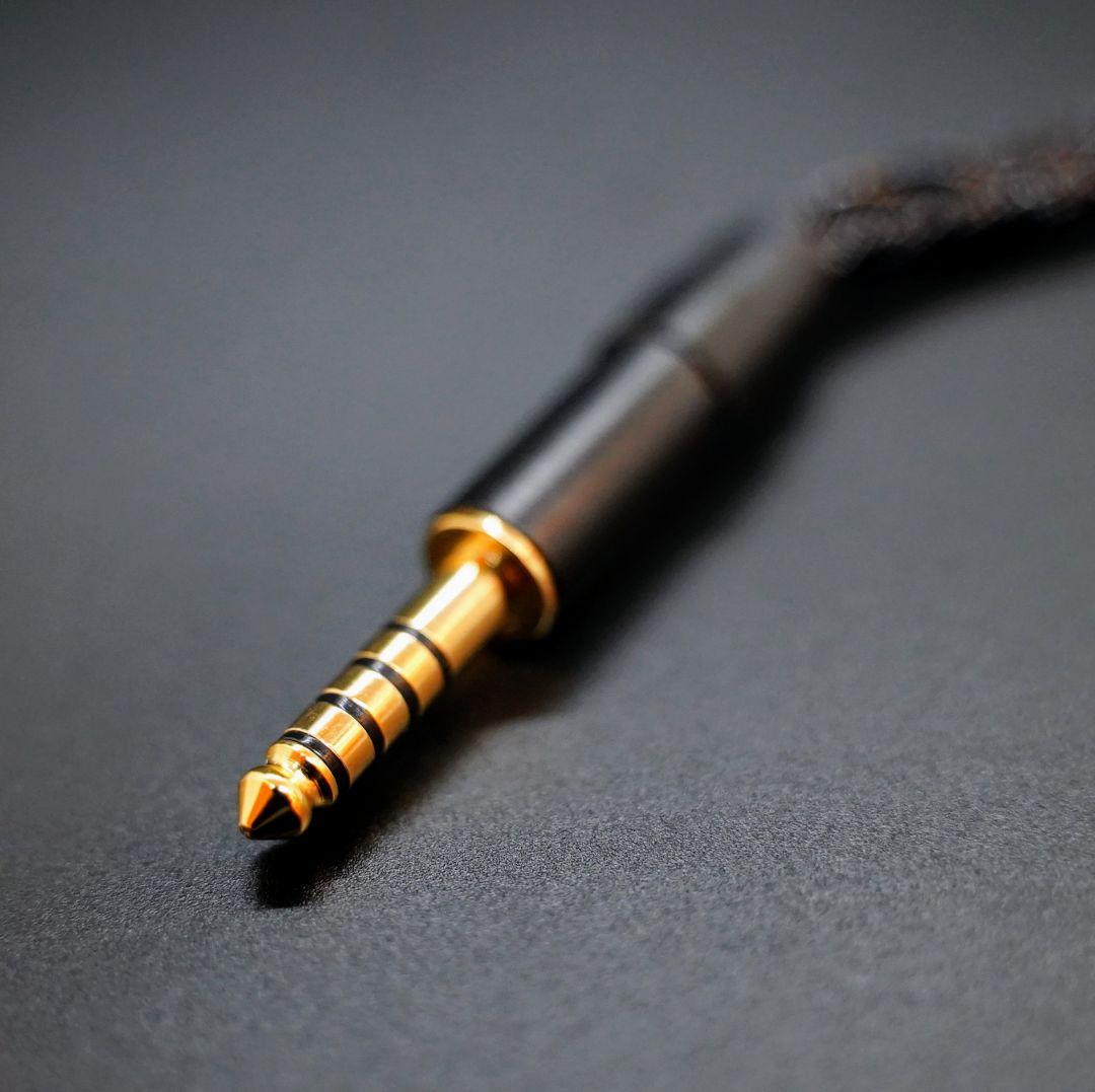 【オーダーメイド新作】24コア ブラック被膜 膨張式MMCX 4.4mm