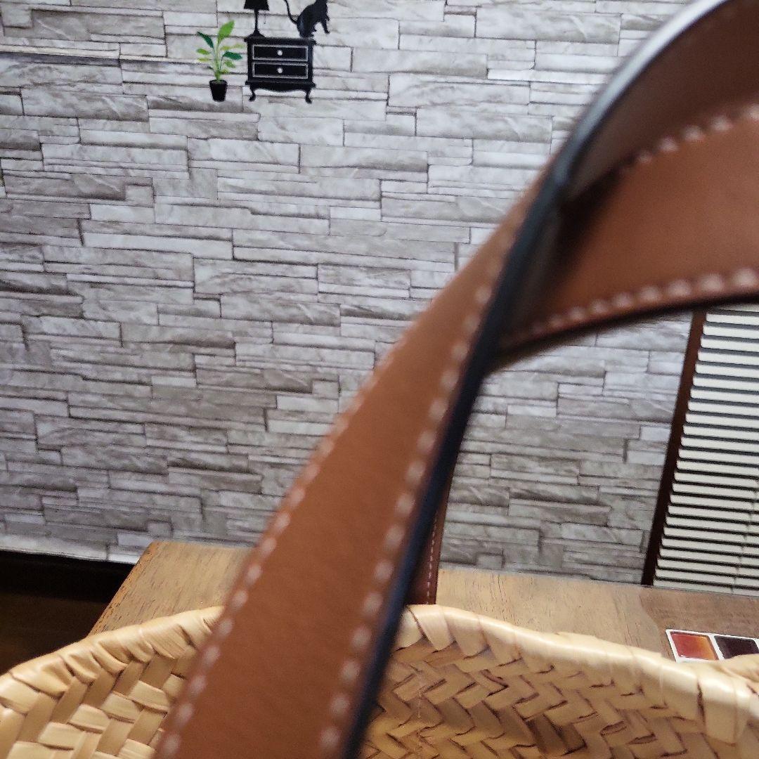 LOEWE かごバッグ ナチュラル/ブラウン　美品です✨