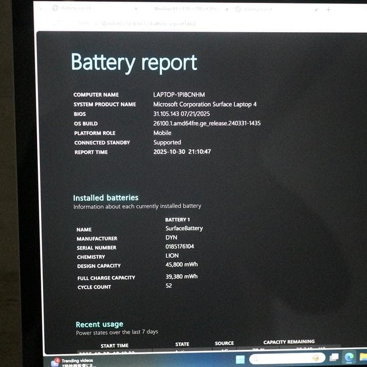 surface laptop 4 SSD256GB タッチパネル office