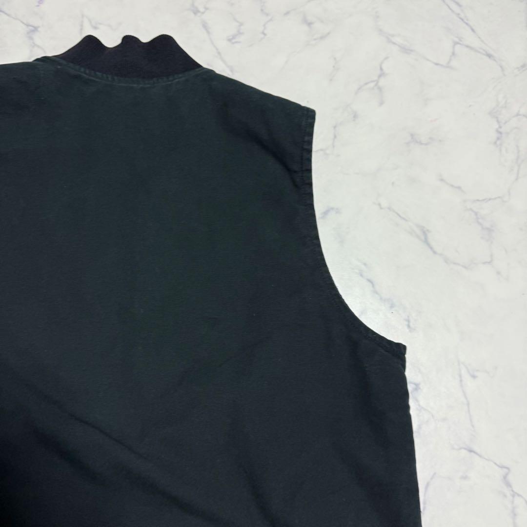 Carhartt カーハート ダックベスト 裏地キルティング ブラック XL