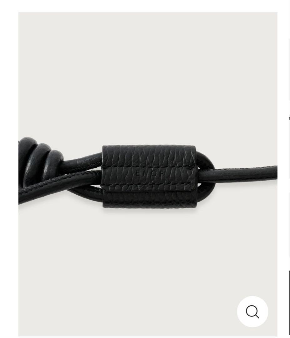 ENOF loop strap belt ベルト　ブラック　ストラップ