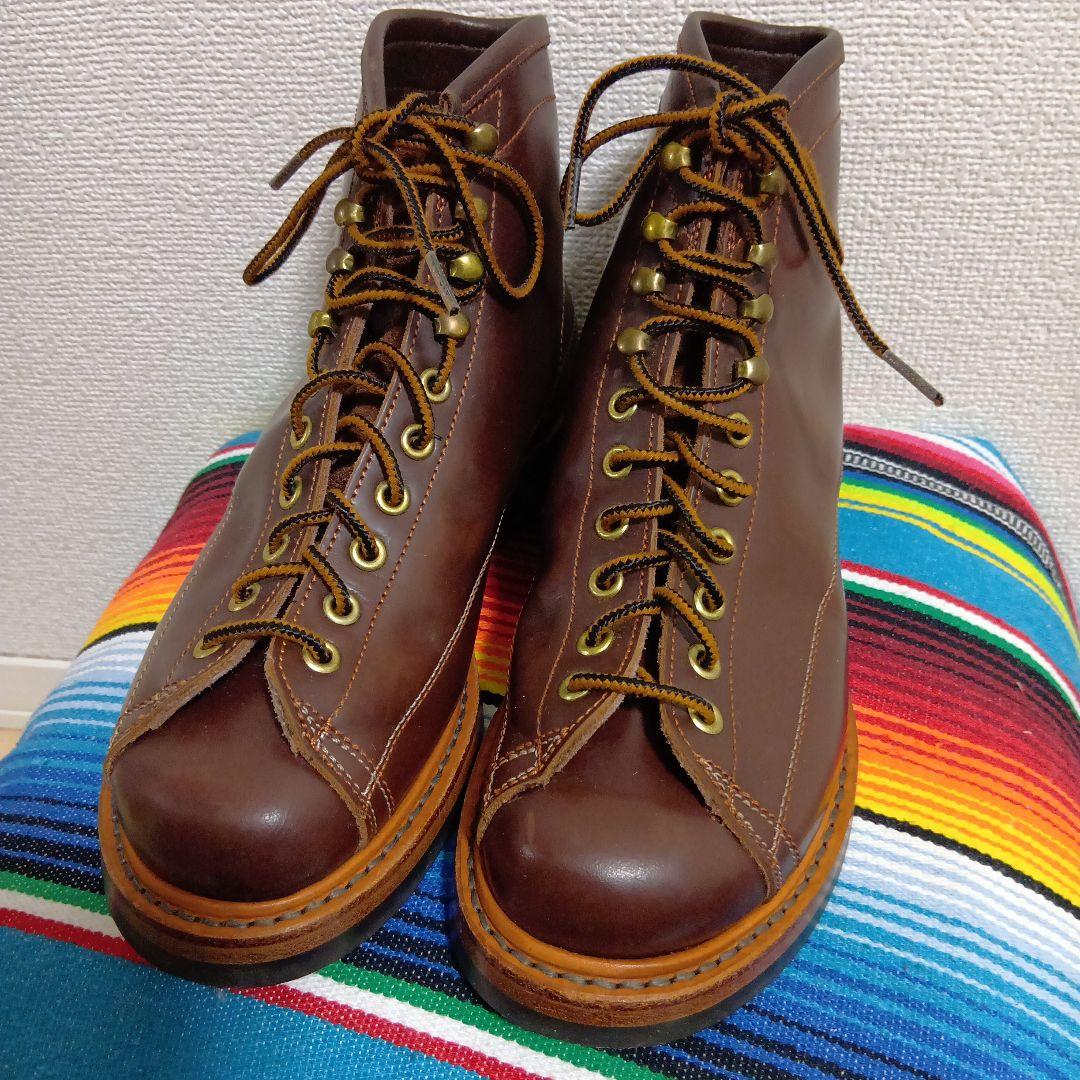 LONE WOLF BOOT ワイヤーマン★25㌢★ロンウルフ★高級ガラスレザー