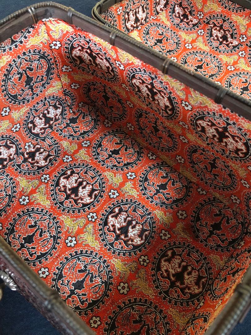 《R》茶道具 御所籠 お茶道具7点 仕覆 古帛紗 元箱　260212け2