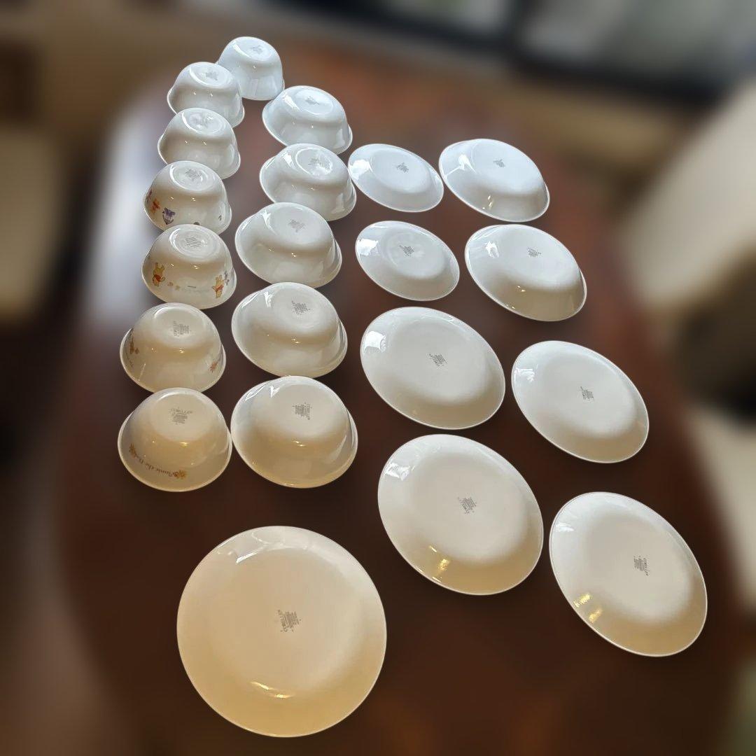 Corelle ディズニーキャラクター 食器セット 21枚