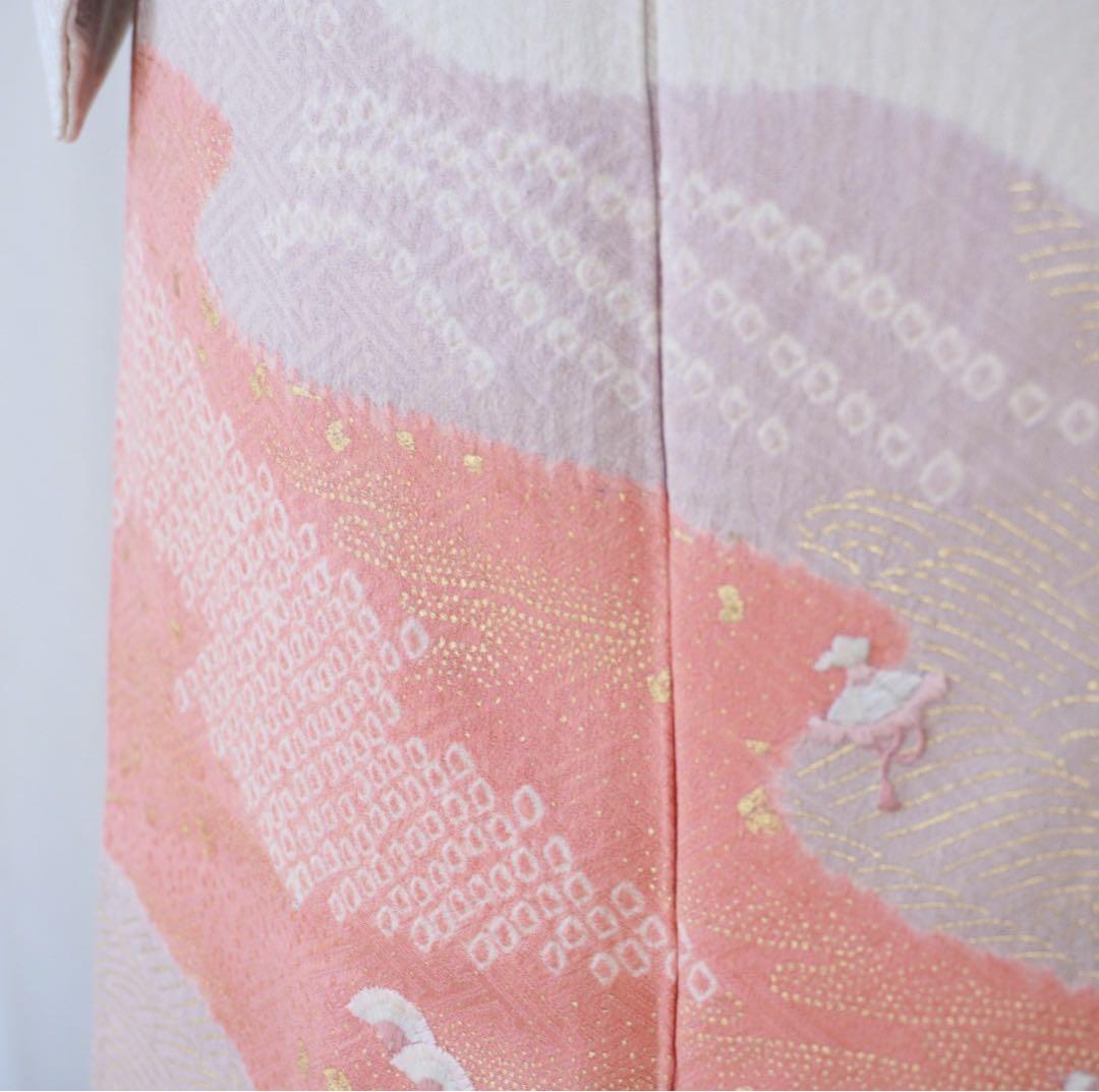 訪問着　4点フルセット 280B 正絹 七五三 お宮参り 結婚式