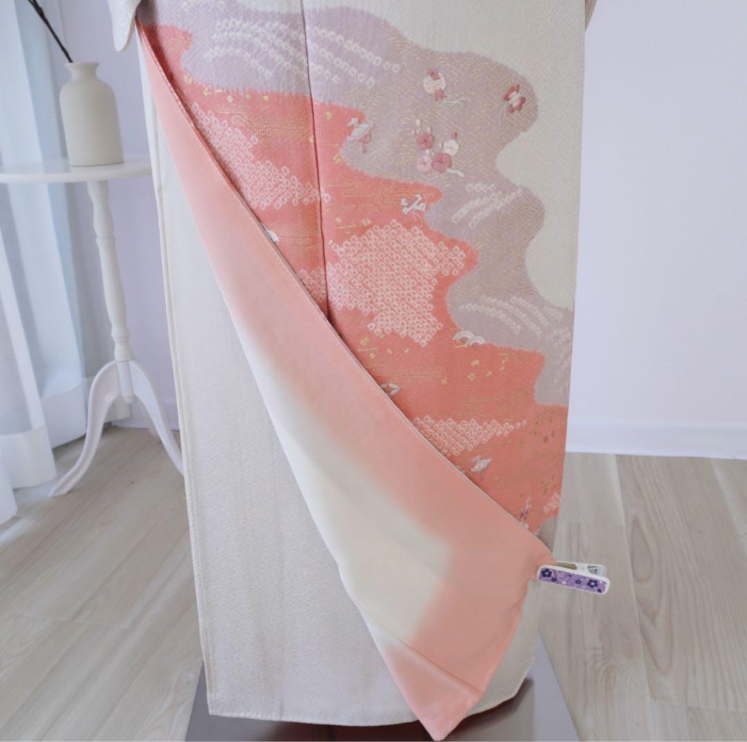 訪問着　4点フルセット 280B 正絹 七五三 お宮参り 結婚式