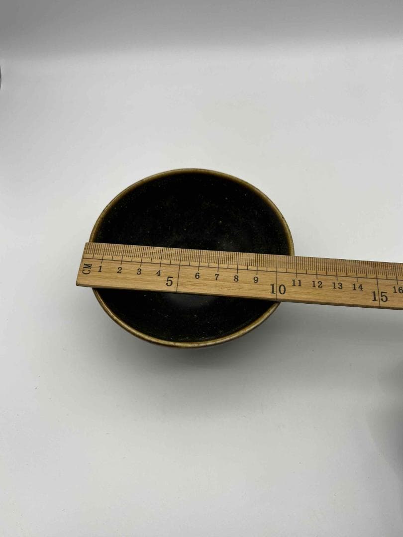 小米栗子　南宋時代　禾目天目茶碗　建窯茶盞 【旧家蔵出し】 (D-50)