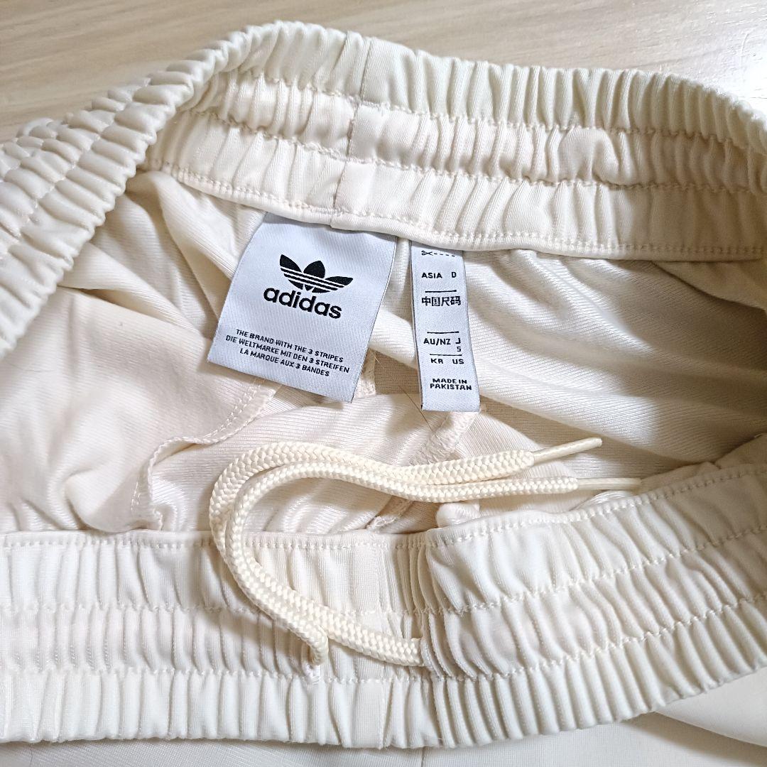 アディダス 白 ファイヤーバード トラックパンツ ジャージ下 人気 メンズS匿名