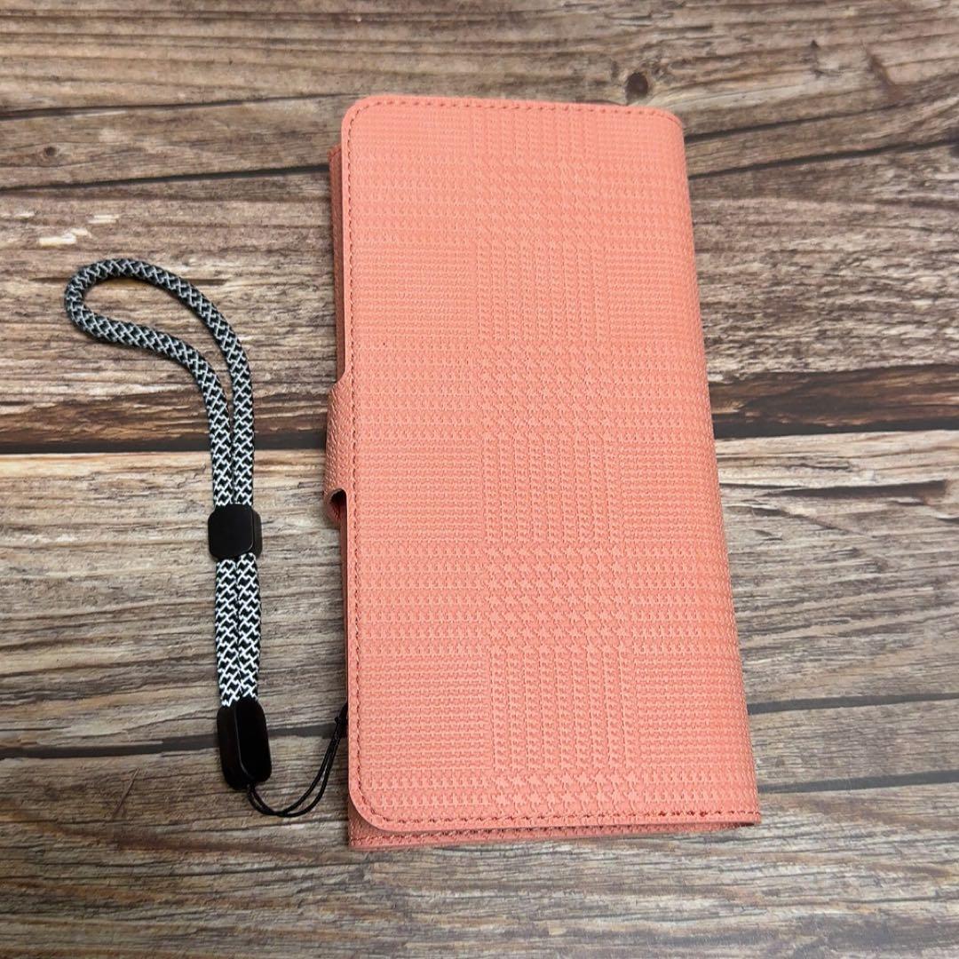 新品未使用iPhone 15 Pro Max 手帳型ケース ピンク古銭カード入れ