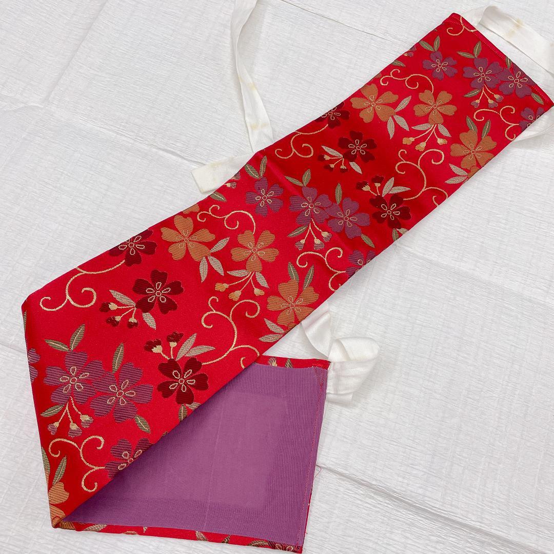 Ｙ★3429★ 女の子 七五三 飾り帯 はこせこセット 女児 帯 巾着袋