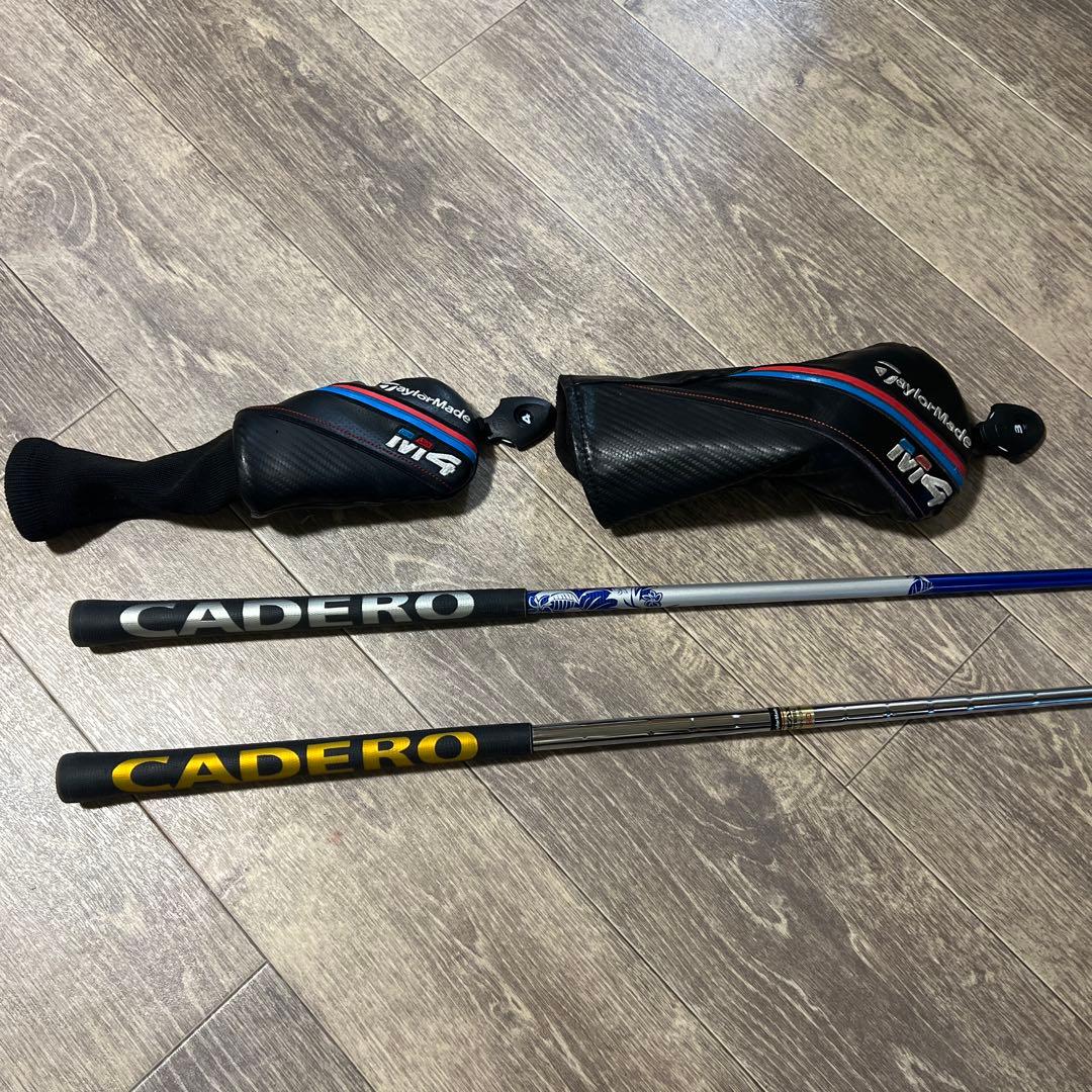 テーラーメイド M4 セット（3W 15° & 4UT 22°）カデロ装着