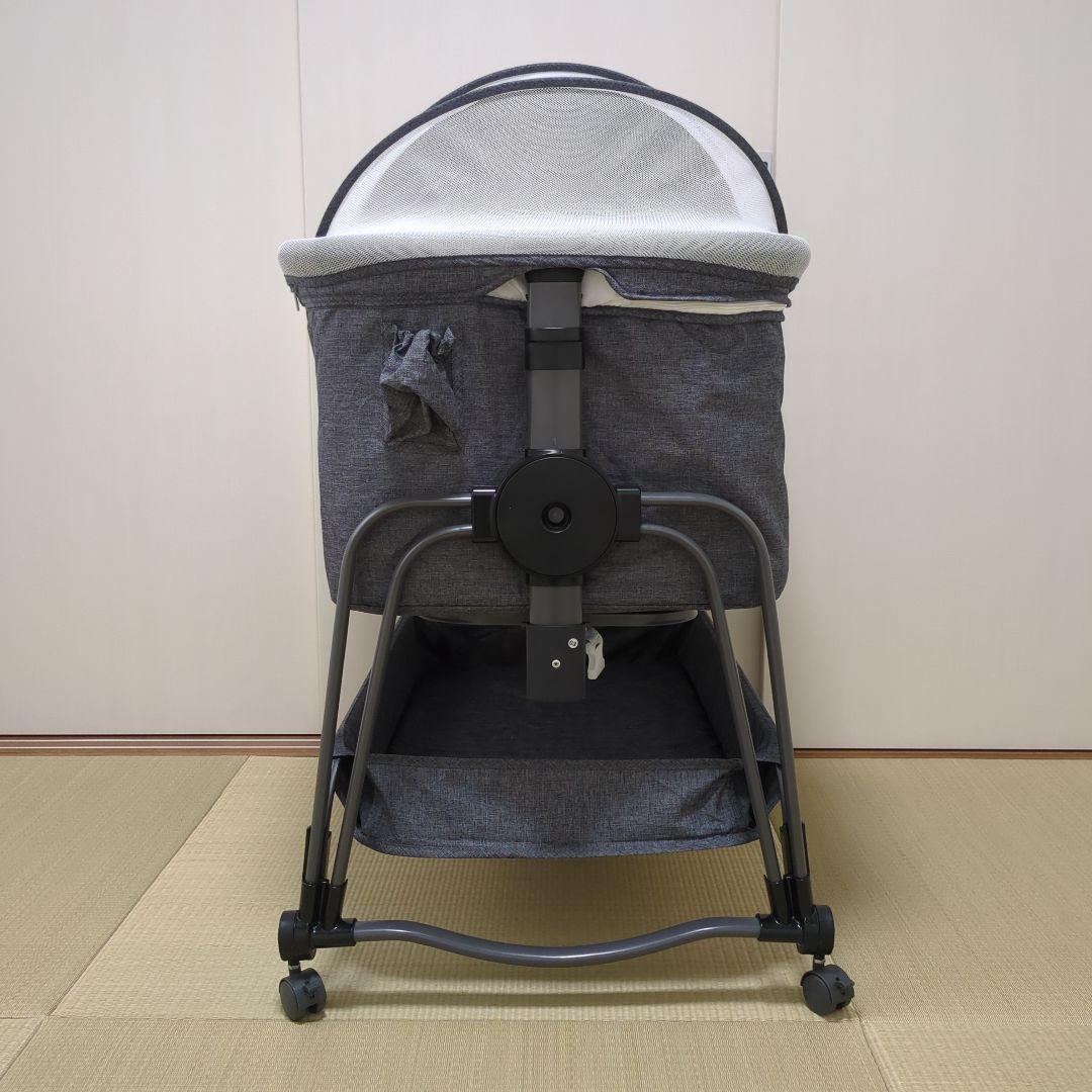 Kino Linpo ベビーベッド　グレー