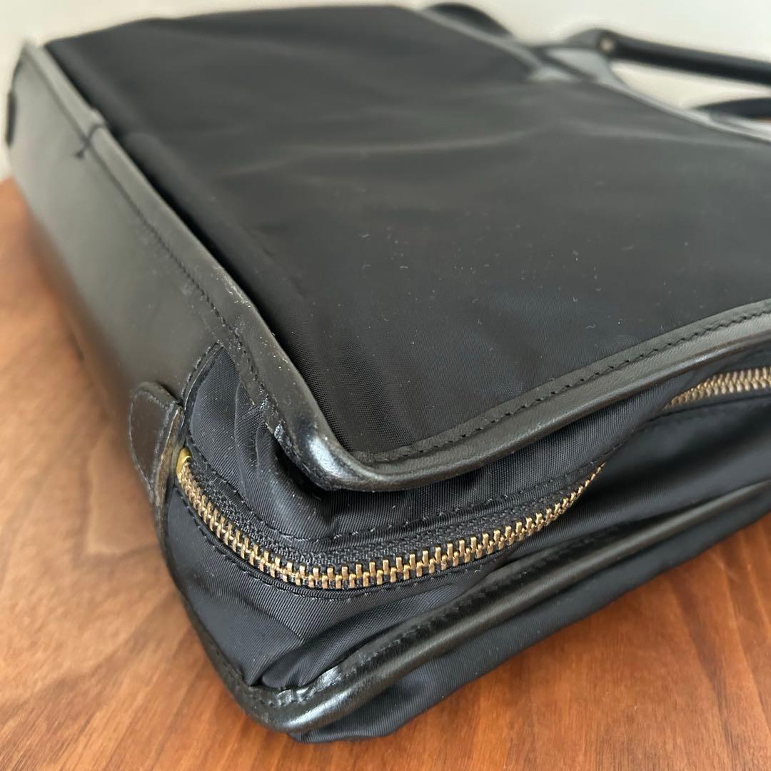 【美品】 Felisi フェリージ　ナイロン×レザー　バッグ1993 黒