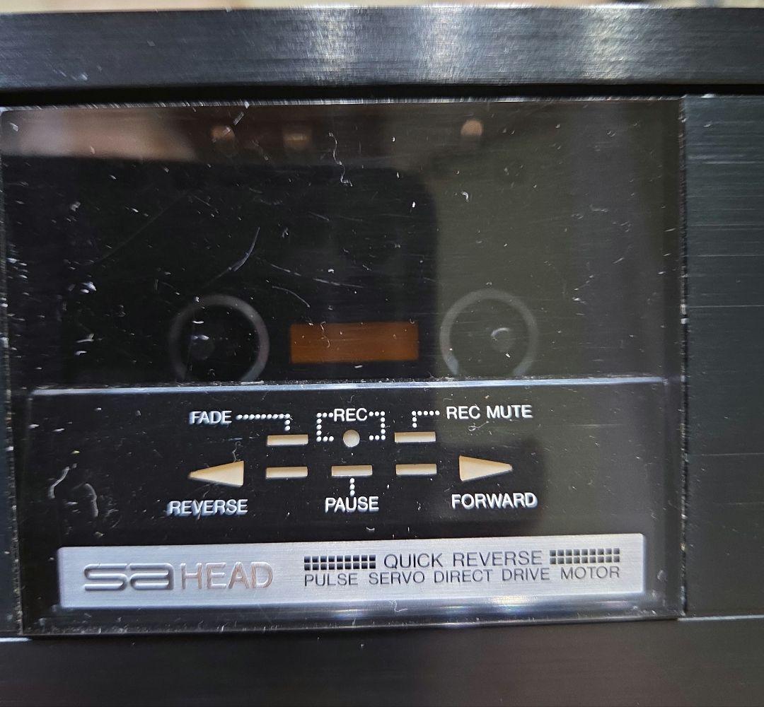 Victor SAヘッド採用高級カセットデッキ ビクターDD-VR77