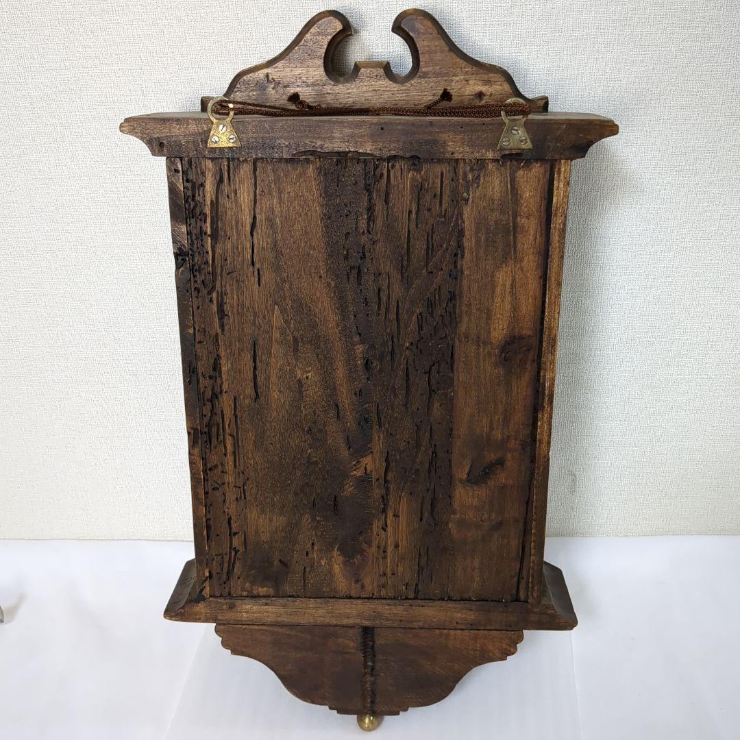 木製 壁掛け キーケース ヴィンテージ ショーケース