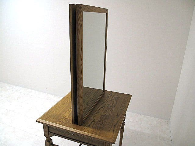 ビューティガレージ天然木製両面ドレッサー「LOUISII/ルイII」サロンミラー