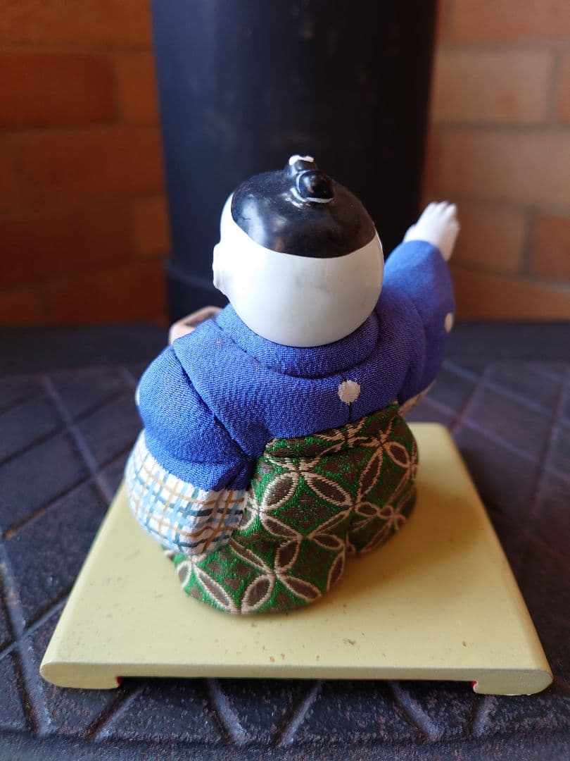 木目込人形　節分　寿凰作　共箱入　銘朱印　昭和初期　市松人形　御所人形　日本人形